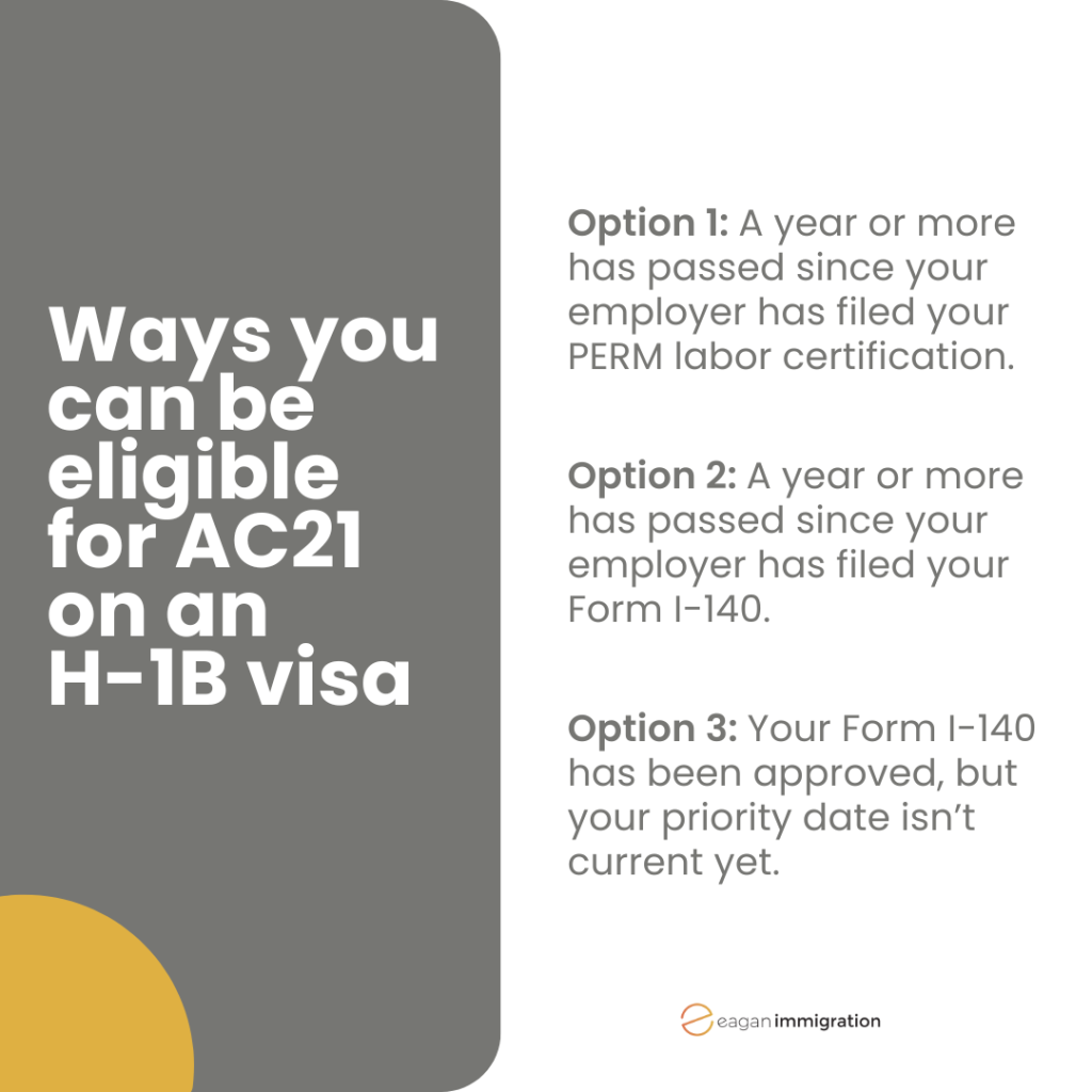 Eagan Immigration services image, highlighting visa options like PERM sponsorship, EB, and O-1 visas for global talent.